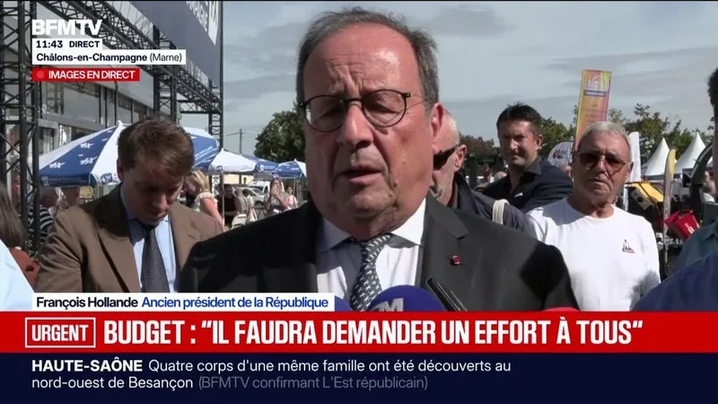 Pouvoir d'achat: "Je propose d'annuler la TVA sur les produits agricoles", annonce François Hollande, ancien président de la République