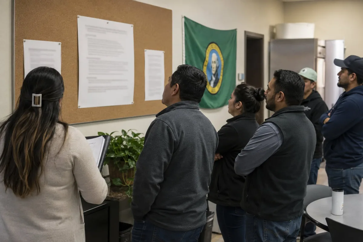 Es oficial: la nueva protección para trabajadores inmigrantes que podría aplicar multas de hasta US$1000 en Washington