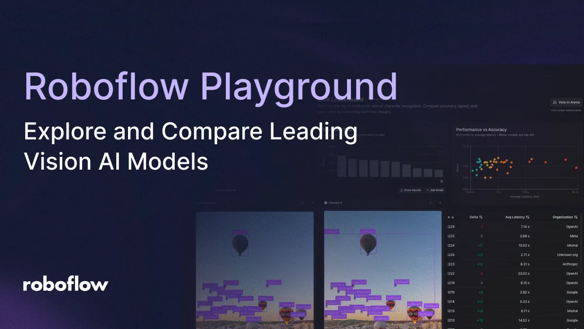 無料で多種多彩なビジョンAIモデルを試用・比較・評価できる「Roboflow Playground」