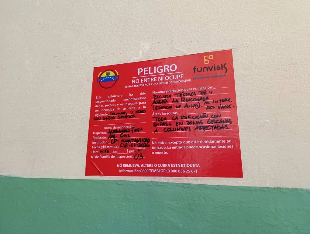 La Escuela Técnica La Rinconada se prepara para volver a clases porque no hay terremotos ni etiquetas rojas que la derroten