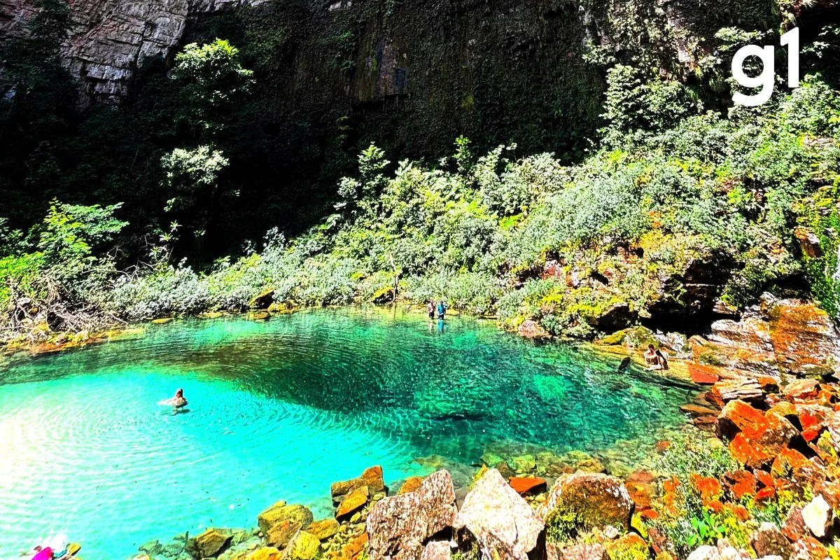 Paraíso de águas cristalinas em MT foi descoberto por pai e filho durante caçada há 50 anos