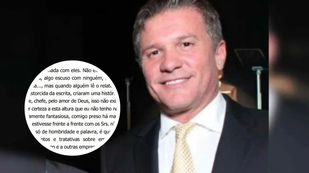 Carta de pai de Vorcaro a Mendonça revela novos detalhes de negociações e nomes citados no Caso Master