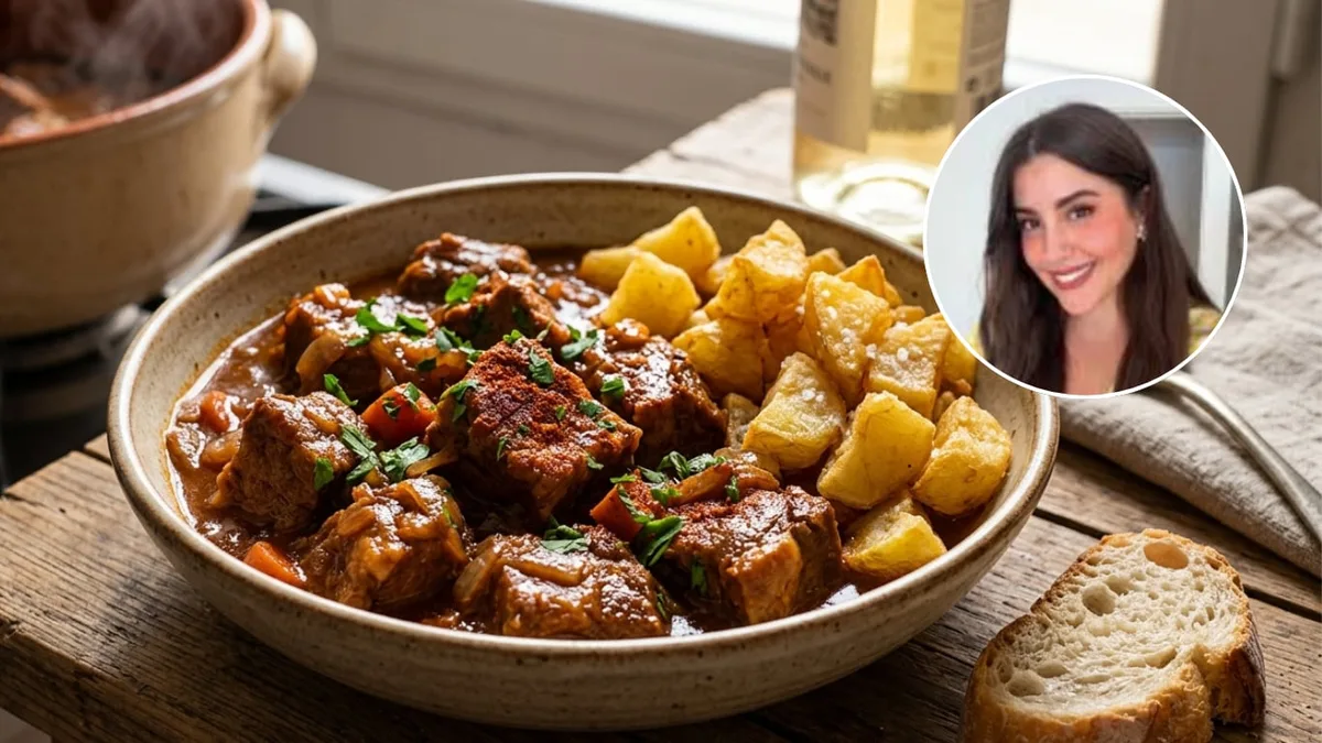 Sofía Cruz, cocinera: “El guiso de carne más rico no lleva caldo sino agua, 4 ajos, cebolla, pimentón y 100 ml de vino”