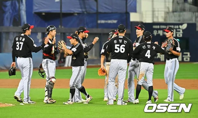 '어쨌든 막았다!' 손주영 1⅔이닝 세이브...오지환 슈퍼캐치-이주헌 3루 저격, LG 3-2 신승! NC 2연패 [창원 리뷰]