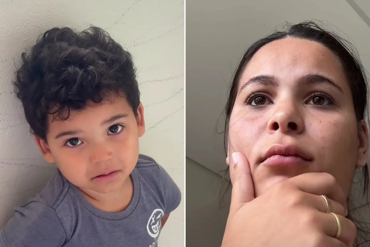 Criança desenha "tubarão" gigante na parede e surpreende a mãe em MG