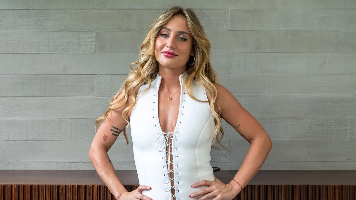 Jogada de Risco: Bruna Griphao revela reação da mãe ao vê-la em cenas de nudez e com cintaralho; assista Bruna Griphao revela bastidores de cenas íntimas em “Jogada de Risco”: “Demandam mais cuidado”; assista! (Foto: Globo/ Estevam Avellar)