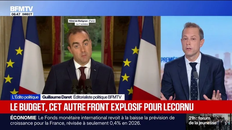L'ÉDITO POLITIQUE DE GUILLAUME DARET - Budget 2027: un front explosif pour Sébastien Lecornu