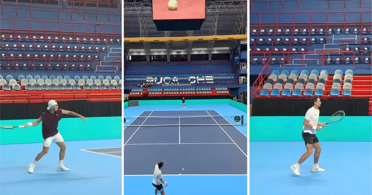 El Ruca Che está listo: Argentina ya entrenó para la serie de Copa Davis en Neuquén