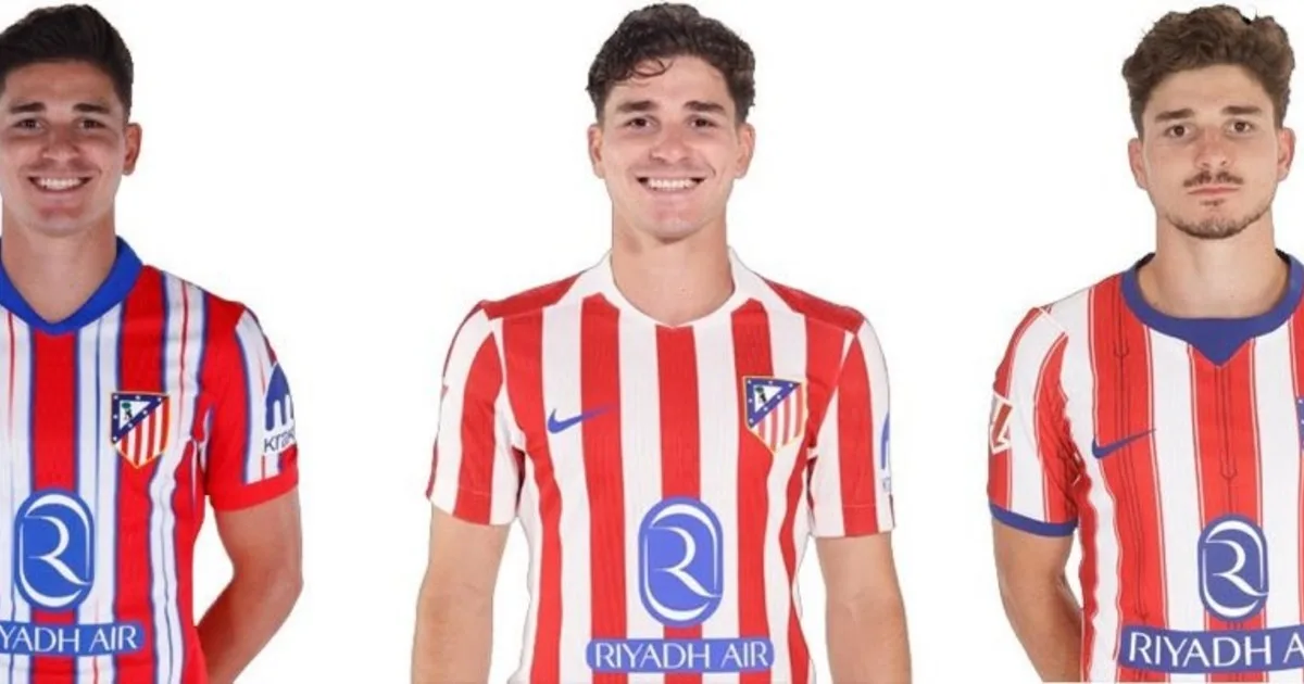 Julián Alvarez, de la ilusión a la resignación: ya posó como jugador del Atlético de Madrid tras frustrarse su pase al Barcelona