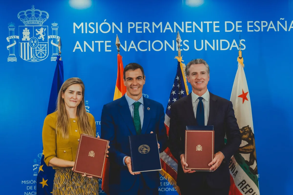 Oficial y confirmado: el acuerdo binacional que firmó Gavin Newsom con España y marca un hito para California