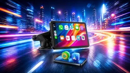 Anzeige: Carplay-Display mit Android Auto für 59,98 Euro bei Amazon