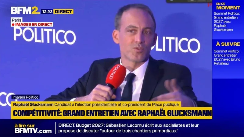 "Ils ne nous font pas peur": Raphaël Glucksmann accuse LFI de son enfarinage
