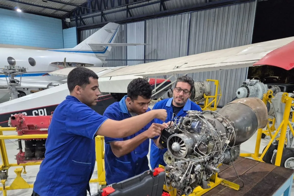 Inscrições para curso gratuito de manutenção de aeronaves começam nesta segunda-feira em Taubaté; veja como participar