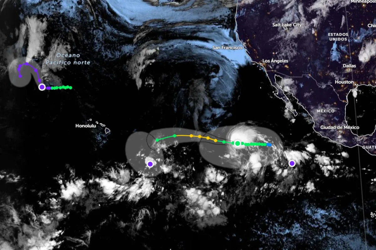 Hawái, otra vez bajo amenaza de huracán tras el avance de la tormenta tropical Norbert en el Pacífico