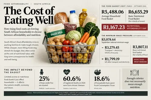 Food affordability crisis forces South African households to choose between cost and nutrition