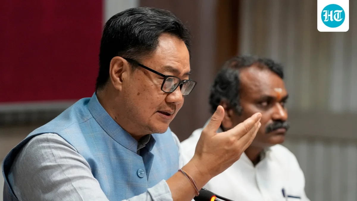 'PM Modi didn't say…': Kiren Rijiju shares 'dimagi naxals' list after Opposition's 'proud to be' jibe