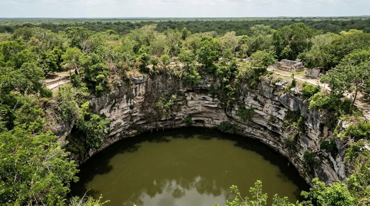 Uma cidade maia cresceu ao lado de dois cenotes e transformou a água subterrânea em parte essencial de sua sobrevivência e de seus rituais