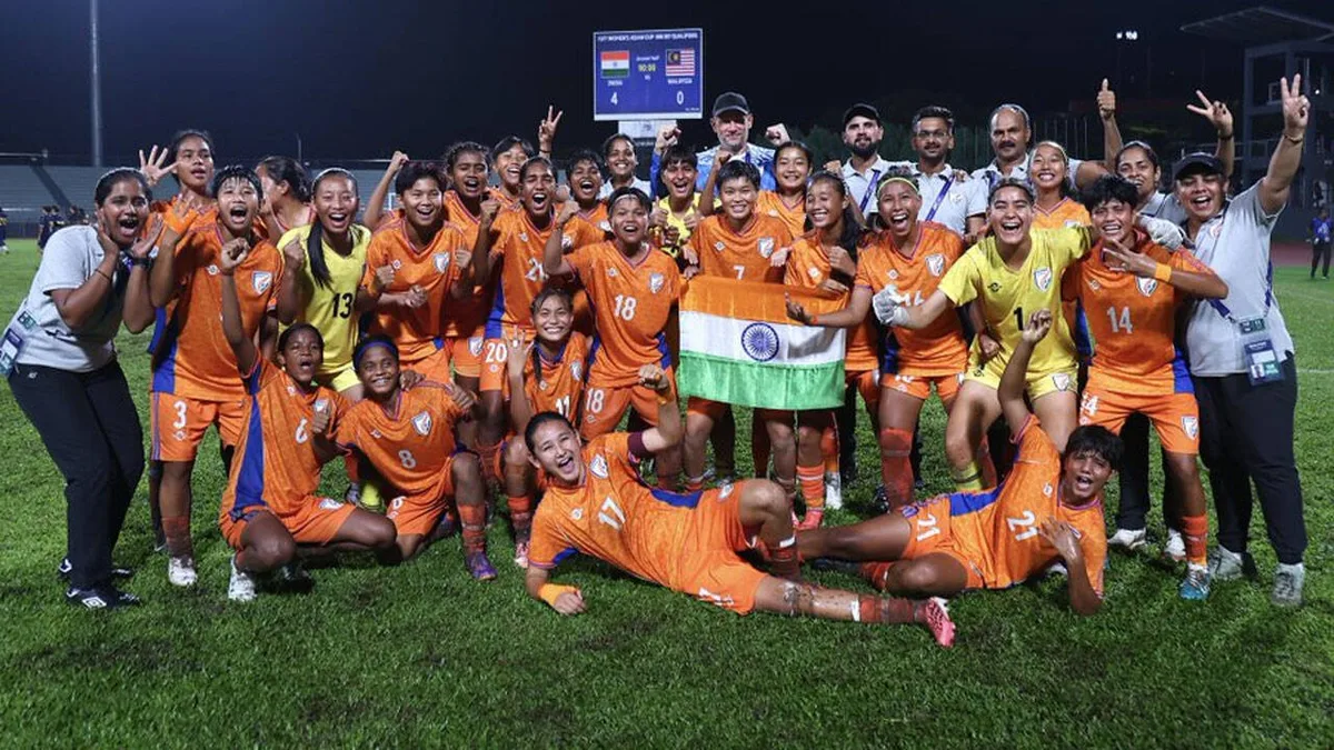 20 goals, 3 wins! India U17 women make history with Asian Cup qualification feat