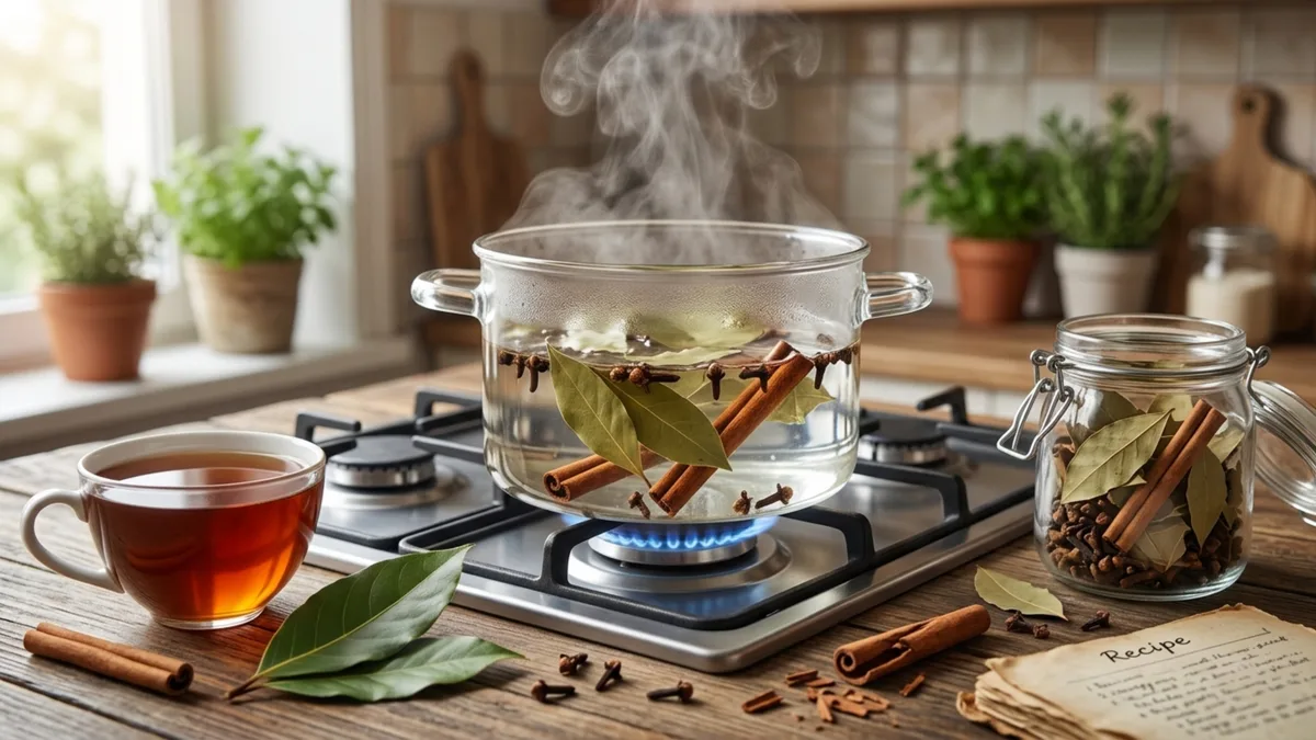 Ferver folhas de louro com cravo e palitos de canela: serve para que e qual é a recomendação