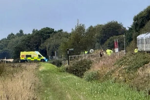 Burscough train crash - Live updates: Train 'hits vehicle' near Liverpool