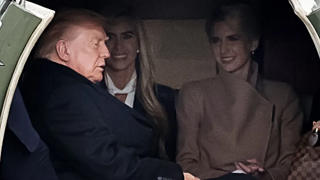 Katie Zacharia and Natalie Harp's Intimate Flight With Trump Pictured