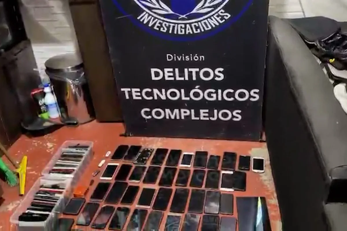 Desbarataron un laboratorio clandestino que desactivaba bloqueos de celulares y secuestraron 61 equipos