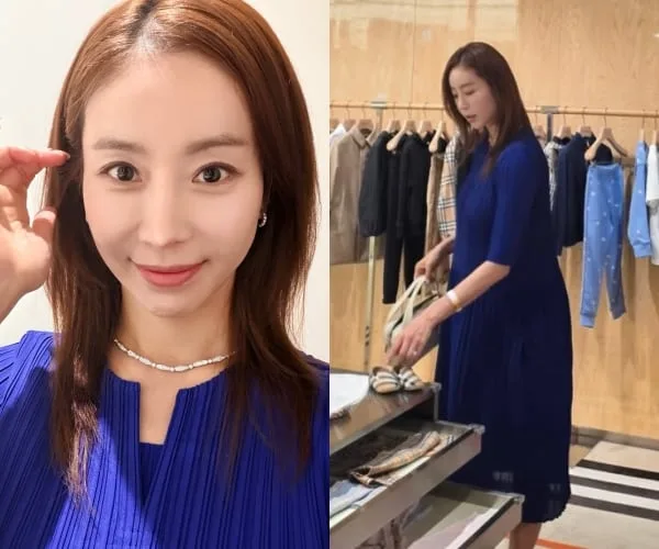 '9월 출산' 한다감, 47세 자연임신 하더니..만삭 몸으로 명품 아기옷 쇼핑 [핫피플]