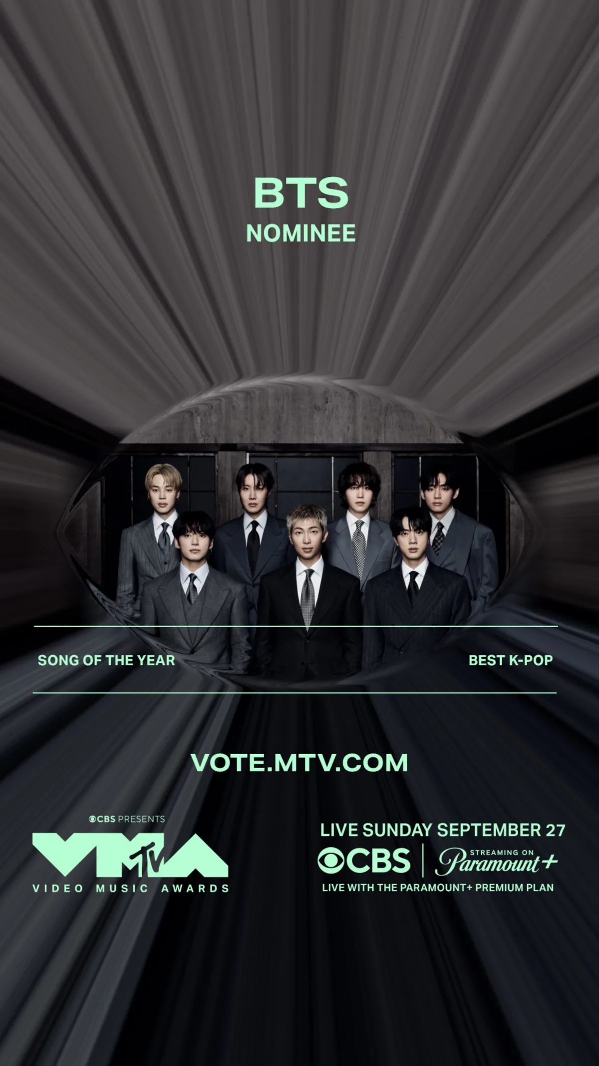 ‘Dynamite’ 이어 ‘SWIM’…BTS, VMA 올해의 노래 재도전
