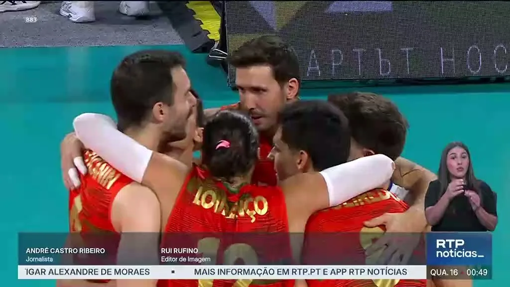 Europeu de Voleibol. Portugal bate Macedónia por 3-0 e sonha com a qualificação