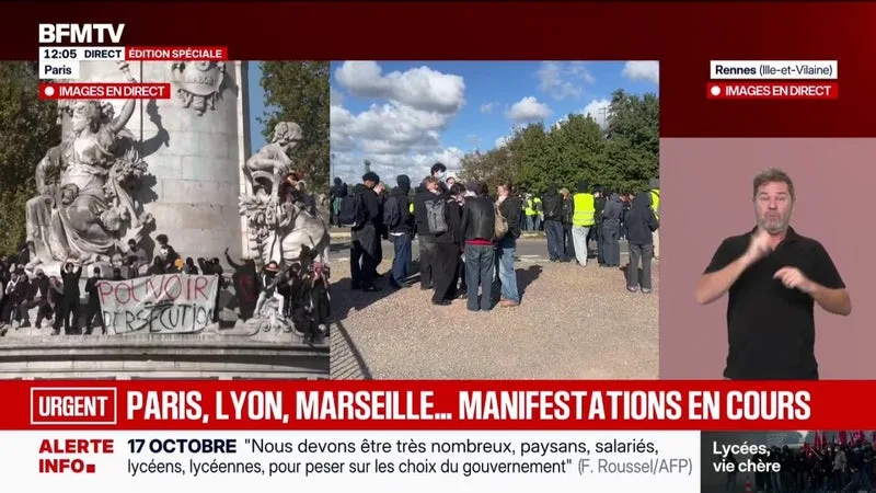 "Le gouvernement ne prend pas encore assez au sérieux les revendications lycéennes", estime Yousri Meftah, élève de première