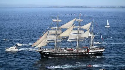 Après 130 ans de navigation, le Belem entame sept mois de travaux à Saint-Nazaire
