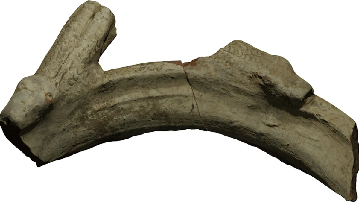 Nearly 2,000-year-old vessel with two snake heads found at Roman villa in Spain