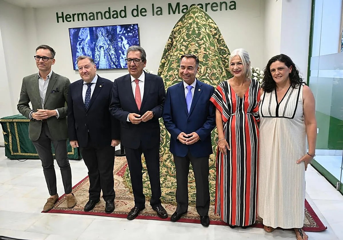 El taller de Sucesores de Elena Caro restaurará el manto «camaronero» de la Macarena