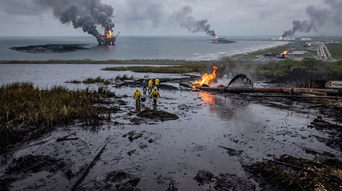 Derrames, fugas e incendios: Pemex acumula al menos 10 emergencias en el Golfo de México y el sur del país en lo que va de 2026