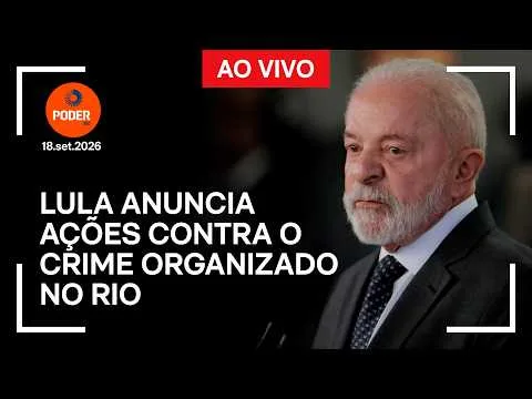 Ao vivo: Lula vai a evento sobre combate ao crime organizado