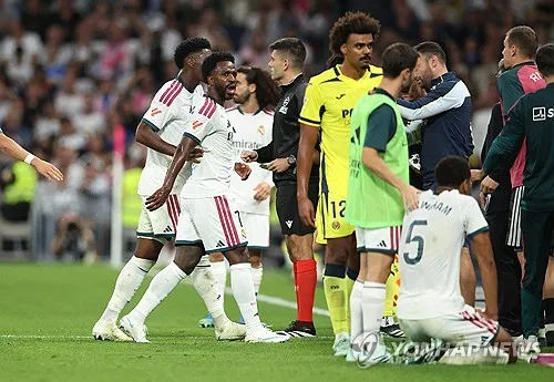 상대 머리채 잡은 비니시우스, 4경기 출전정지…엘클라시코 결장