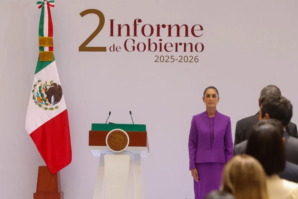 Sheinbaum destaca detención de más de 200 objetivos prioritarios en Segundo Informe de Gobierno, atribuye disminución de delitos a reforma judicial