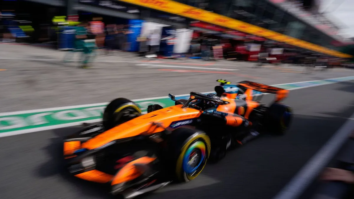 Grand Prix in Zandvoort: Norris holt Pole für den Großen Preis der Niederlande