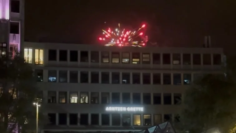Ruhestörung vor CL-Spiel - Feuerwerk vor Bayern-Hotel mitten in der Nacht!