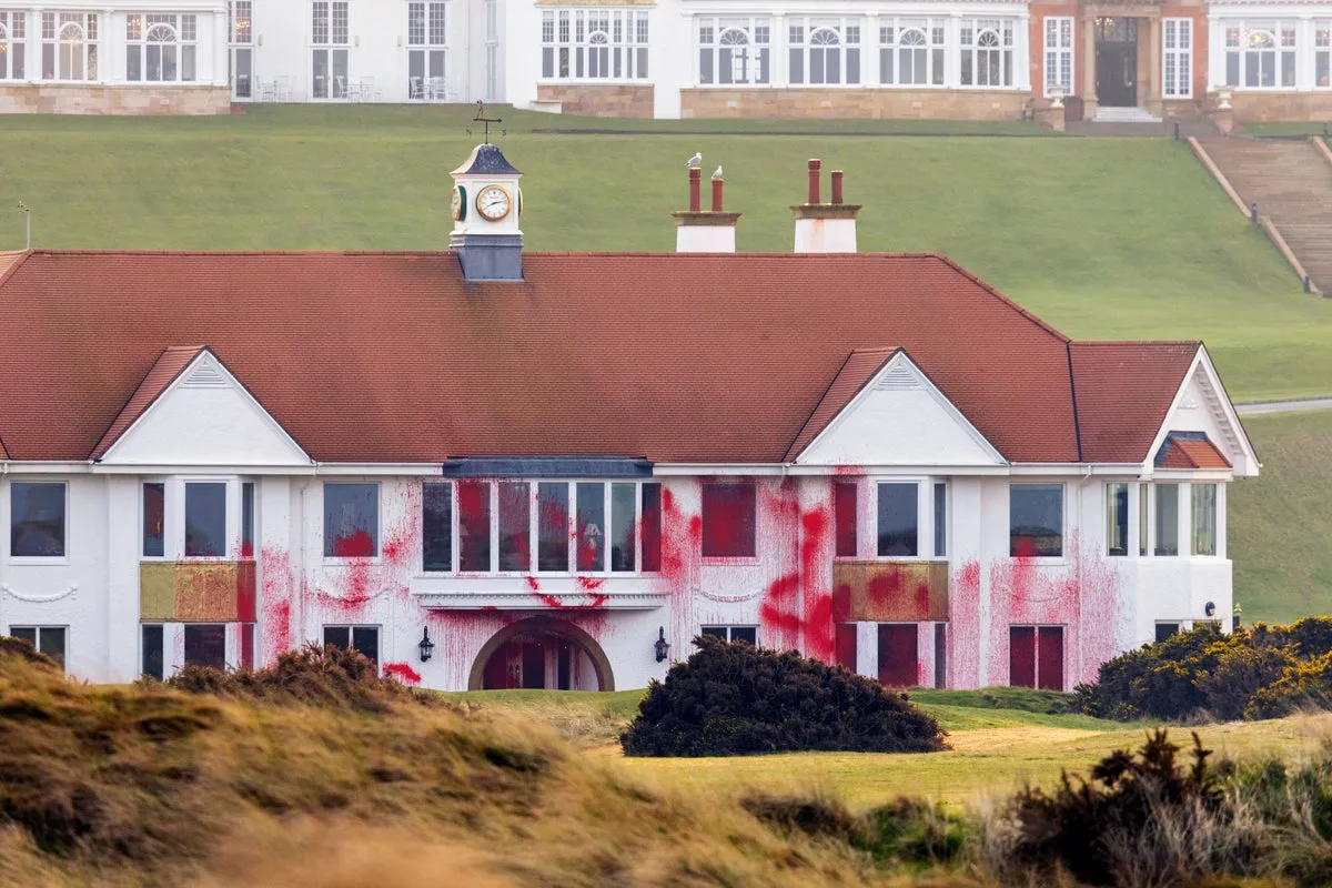 Palestine Action protestors accused of damaging Trump’s Turnberry golf course had ‘terrorist connection’