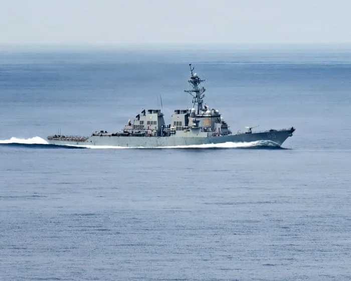 US Navy destroyer adrift in South China Sea for four days after losing power