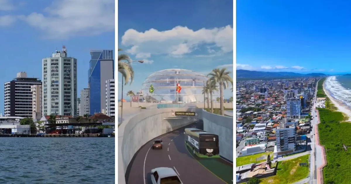 Megaprojeto de R$ 600 milhões com túnel embaixo d’água de 548 metros entre cidades de SC avança para nova fase após assinatura de ministro