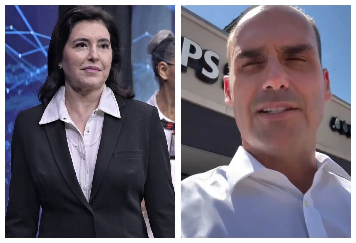 Tebet critica falas antivacina de Eduardo Bolsonaro durante surto de sarampo: 'é do DNA da família Bolsonaro ser contra a ciência'