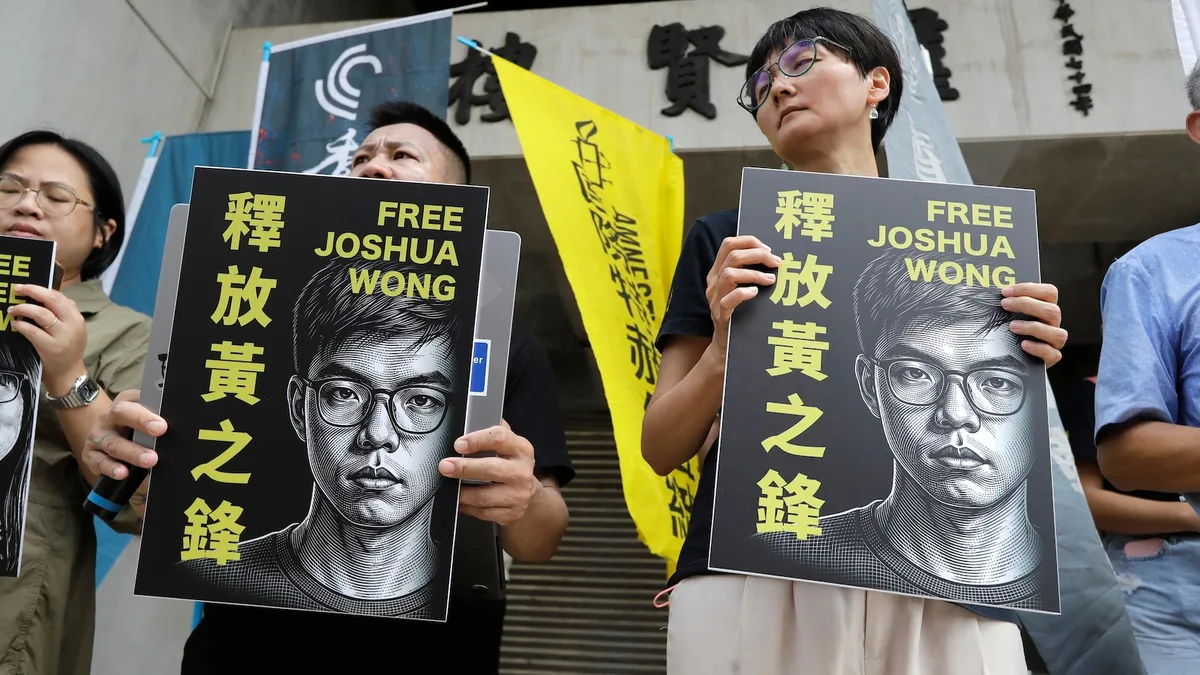 Hong Kong activist Joshua Wong pleads guilty in second national security case