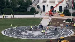 Another White House renovation? A look at Trump's new helipad