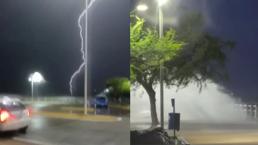 Los impactantes videos de las intensas lluvias y ráfagas de viento que azotaron a Maracaibo y otras zonas del Zulia