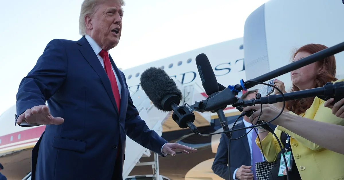 Trump says he's banning CNN, Politico and MS NOW from the White House