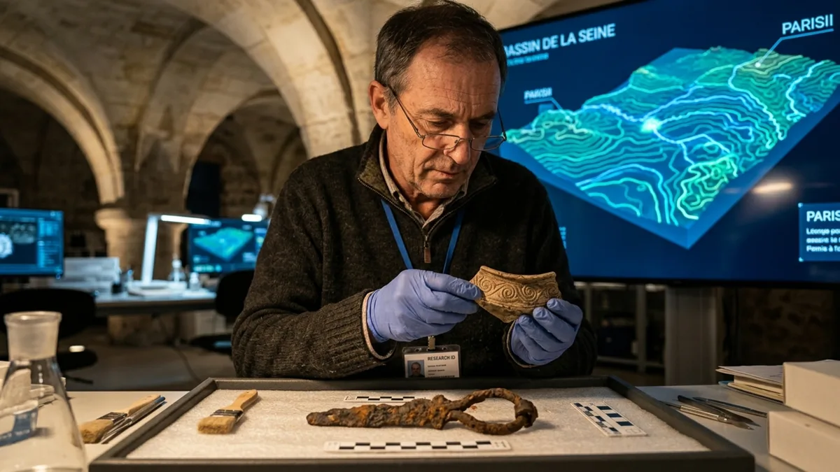 Uma parede apareceu no coração de Paris e reacendeu uma pergunta de dois milênios: arqueólogos podem ter localizado o núcleo da cidade gaulesa