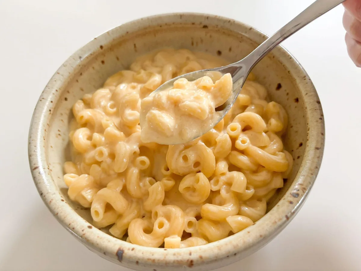 I tried a recipe for a single serving of mac and cheese. It's packed with protein and only took 20 minutes to make.