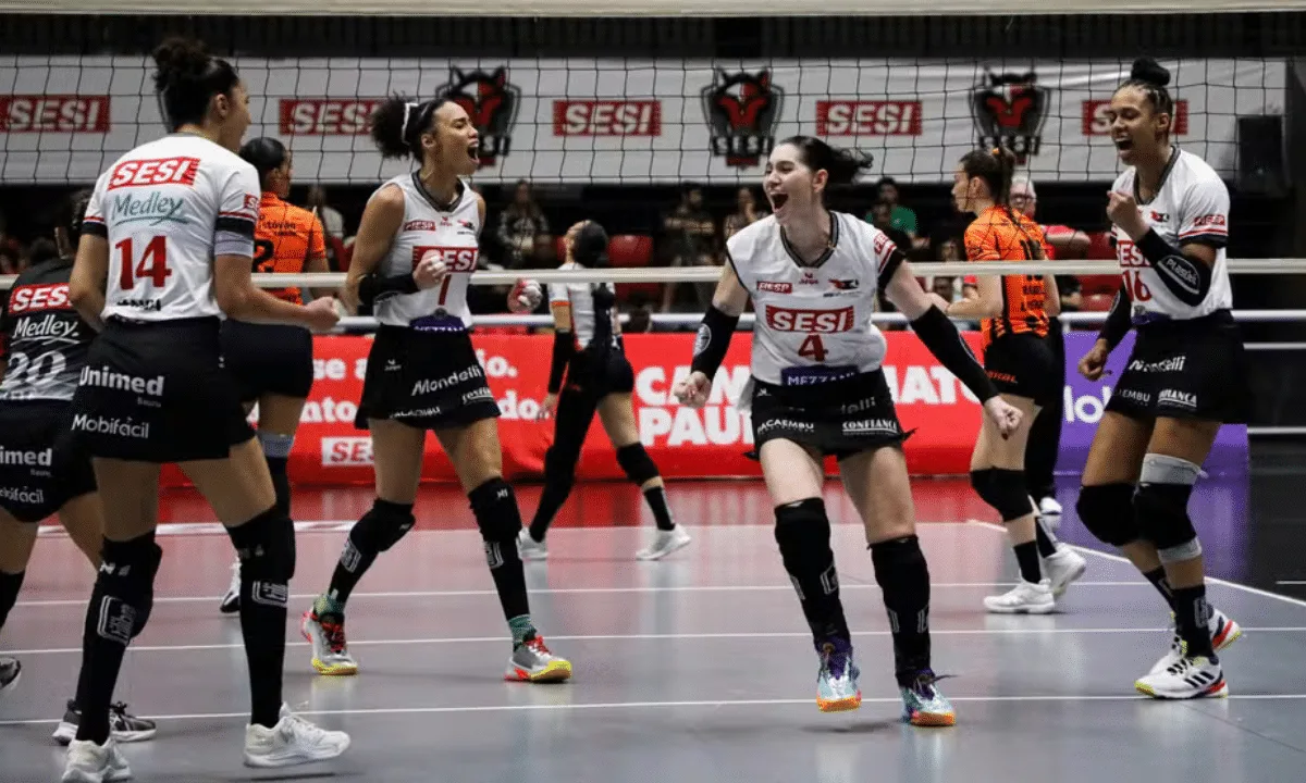 Sesi vence o Osasco no tiebreak em estreia de Bechis e Lorrayna